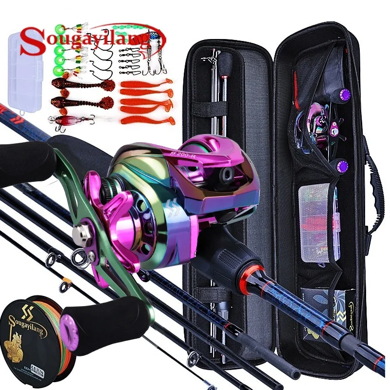 Fishing Rod Combo - Wędki i kołowrotki Sougayilang 5-sekcyjny wędka