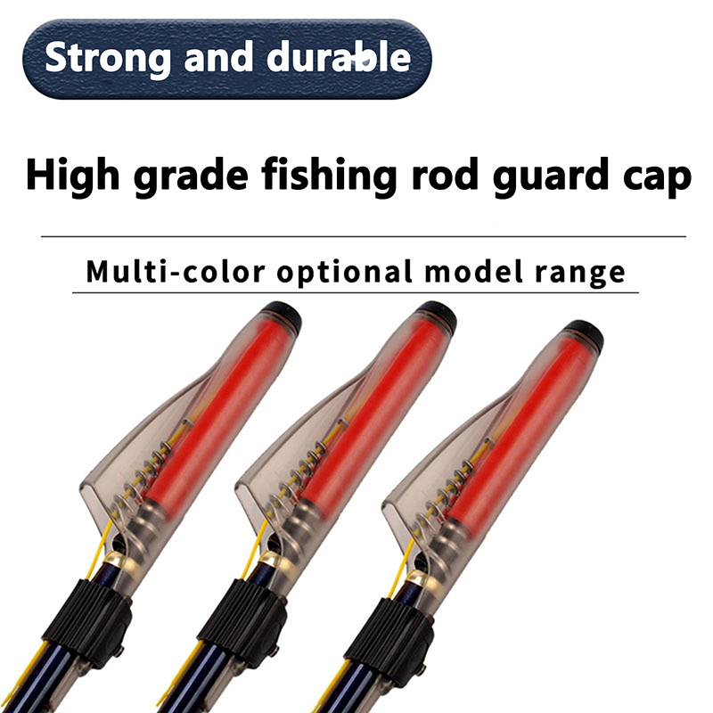 Fishing Rod Building Kit - 1 szt. Przezroczysta osłonka na szczytówkę