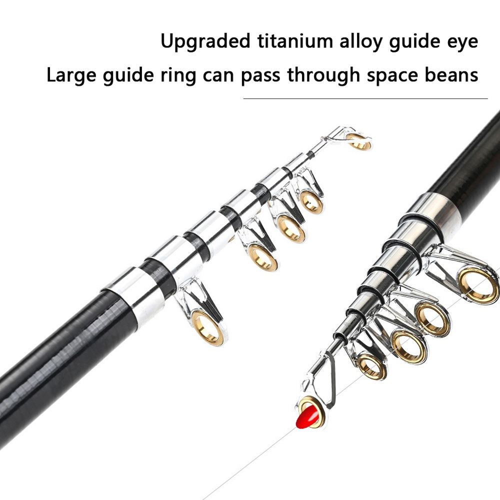 1 zestaw trwała teleskopowa mi – Fishing Rod Combo recenzja i cena