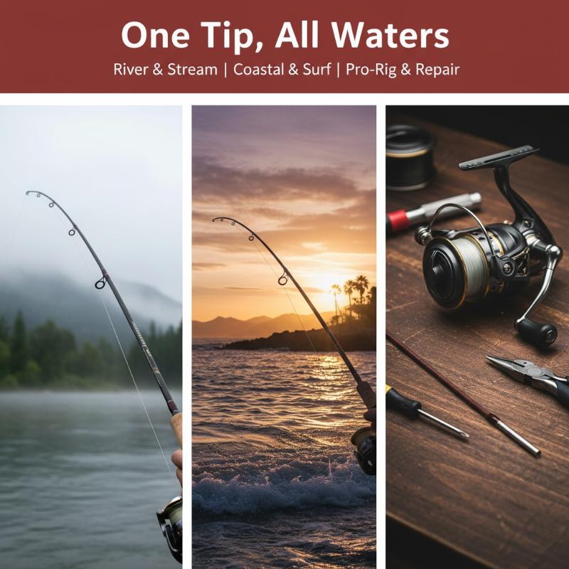 Zestaw do naprawy wędek: obrot – Fishing Rod Tip Replacement recenzja i cena