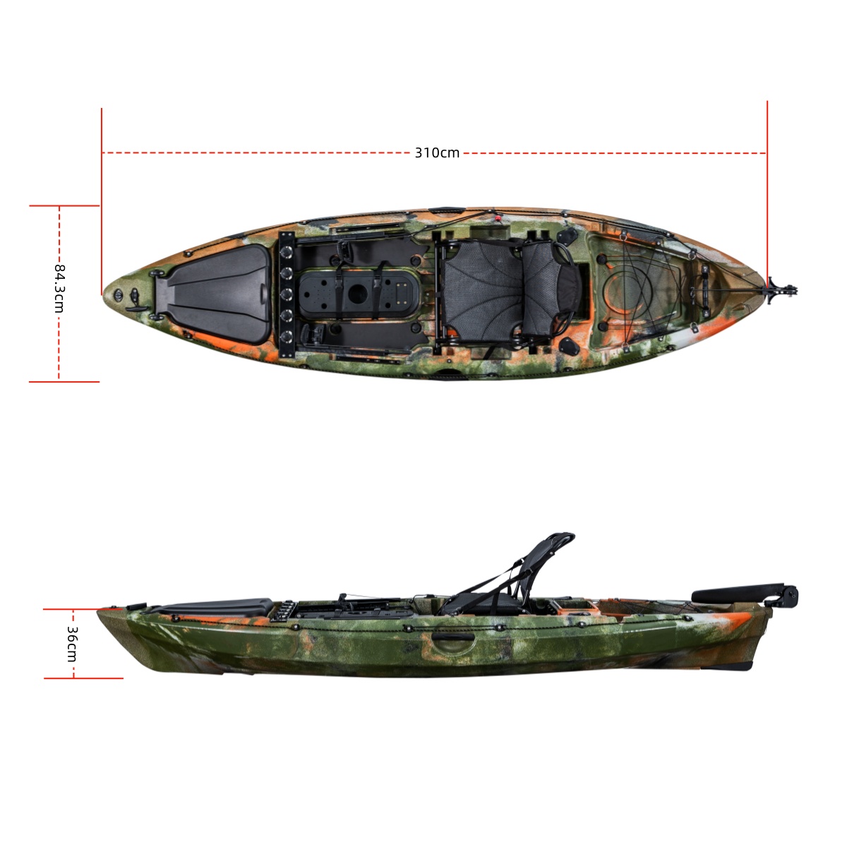 Pierwsza klasa pojedynczy kaja – Fishing Rod Holder recenzja i cena